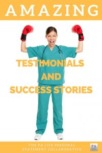 Sample personal statement for physician assistant program