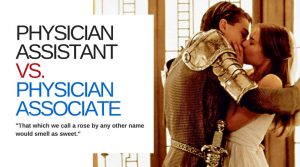 Physician Assistant versus Physician Associate