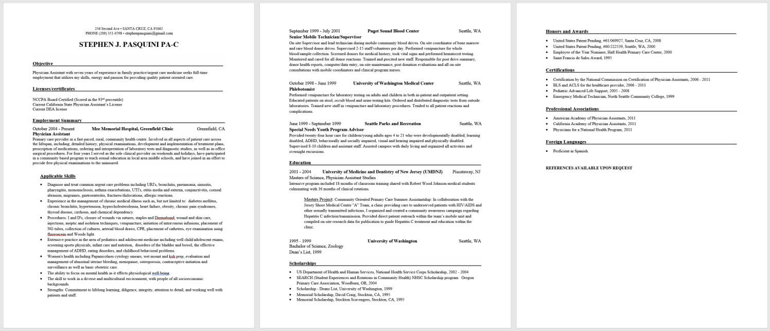 Science Resume Templates To Impress Any Employer Livecareer