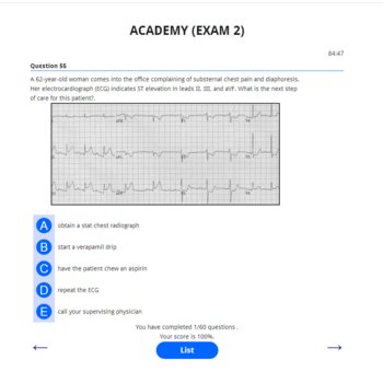 PANCE AND PANRE ACADEMY EXAM 2 EKG 350P | The Physician Assistant Life PANCE AND PANRE ACADEMY EXAM 2 EKG 350P