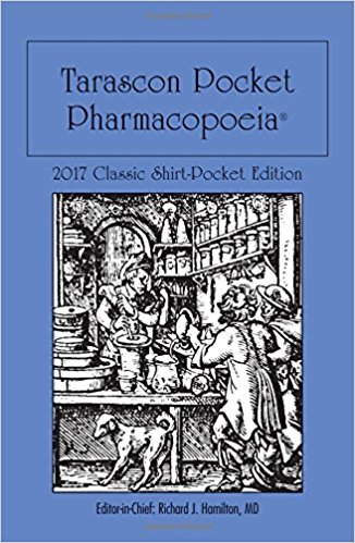 Yes You Can Use Free Apps Such As Epocrates But After 11 Years Tarascon Is Still My Go To Source For Prescribing And I Wouldnt Leave Home Without It