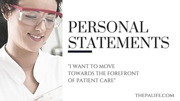 personal statement examples physician assistant