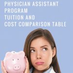2017 Physician Assistant Program Tuition and Cost Comparison Table