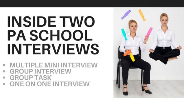 A Look Inside Two PA School Interviews