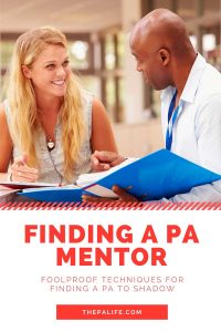Finding a PA Mentor