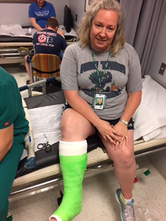 Practicing casting and splinting my leg is NOT broken | The Physician Assistant Life