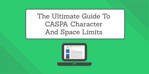 The Ultimate Guide To CASPA Character And Space Limits