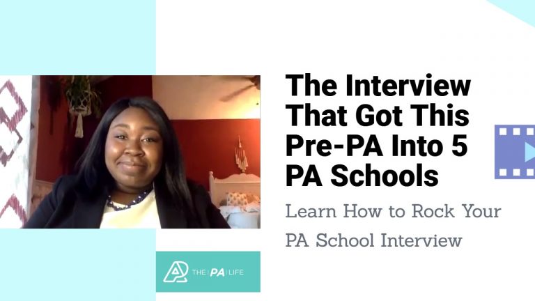 The pa school interview that got this pre physician assistant into 5 pa schools