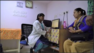 Nalla Swanpna Cardiology PA in India talks to a patient 2017 | The Physician Assistant Life Nalla Swanpna Cardiology PA in India talks to a patient 2017