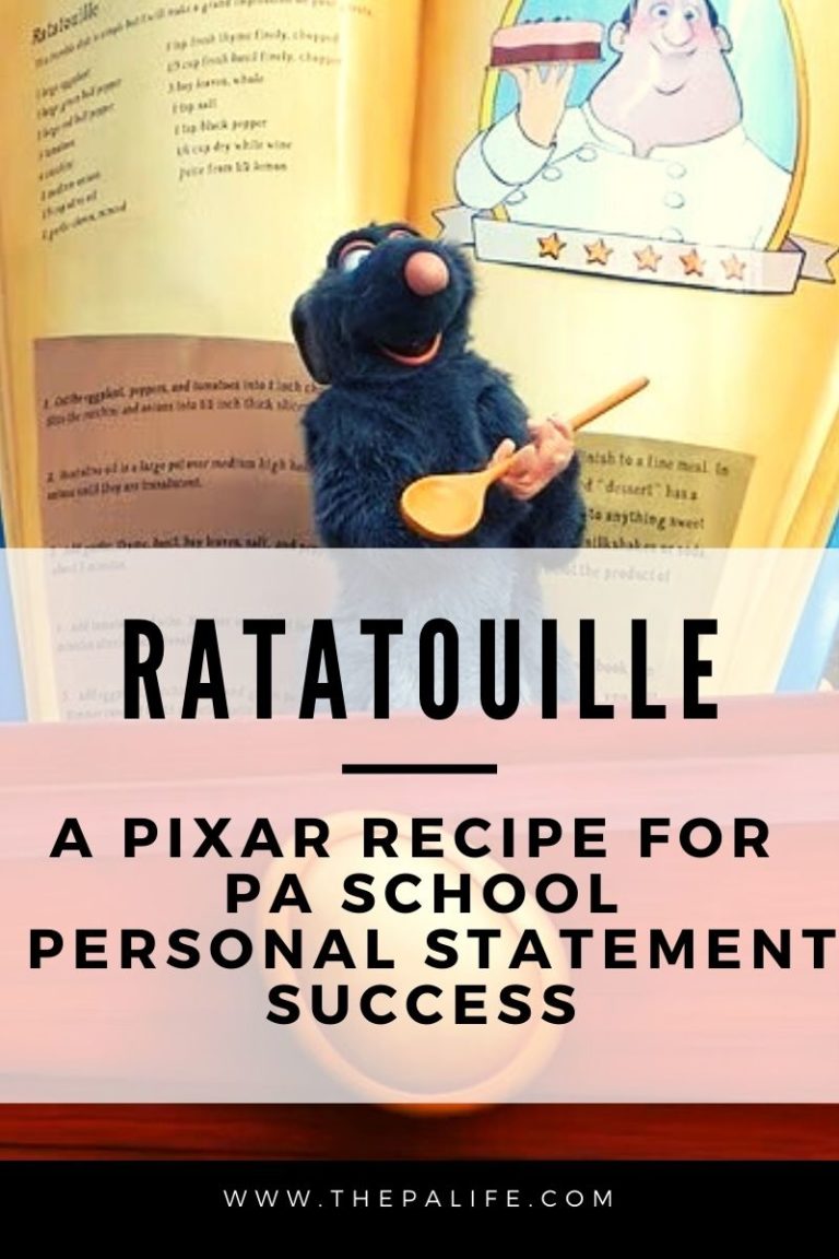 Ratatouille A Pixar Recipe for PA School Personal Statement Success | The Physician Assistant Life Ratatouille a pixar recipe for pa school personal statement success