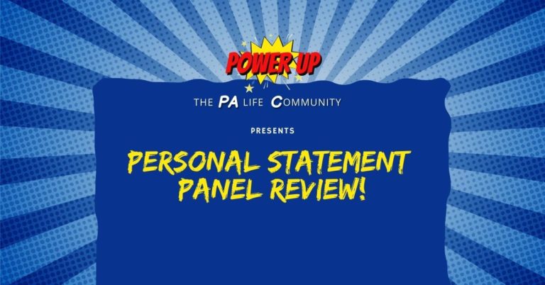 The PA Life Personal Statement Panel Review | The Physician Assistant Life The pa life personal statement panel review