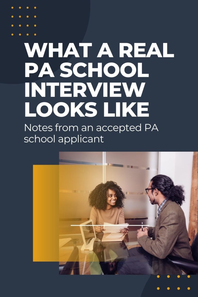 What a REAL PA School Interview Looks Like The PA Life Blog | The Physician Assistant Life What a real pa school interview looks like