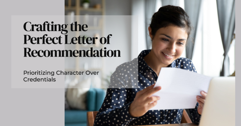 CraftingthePerfectLetterofRecommendationforPASchoolApplicantsPrioritizingCharacterOverCredentials | The Physician Assistant Life