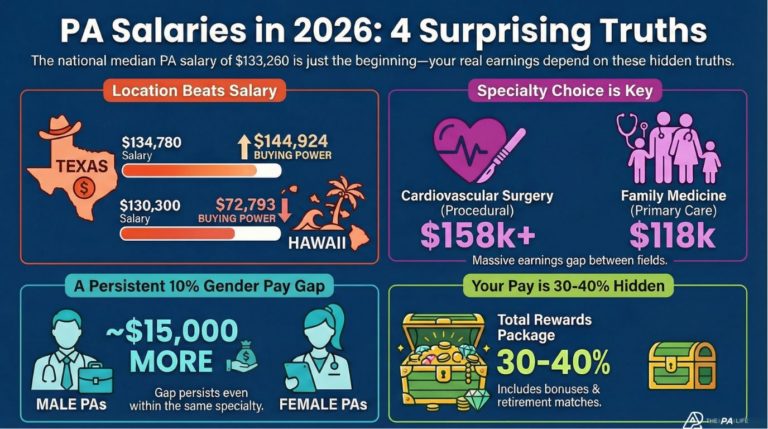 4 Surprising Truths About Physician Assistant Salaries in 2026 | The Physician Assistant Life 4 surprising truths about physician assistant salaries in 2026