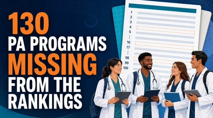 A comprehensive look at the 130 PA programs missing from the US New PA School Rankings