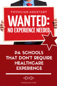 PA Schools that don't require HCE or PCE