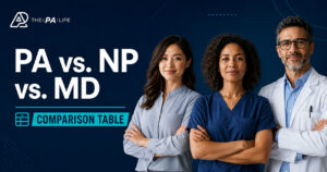 PA vs. NP vs. MD