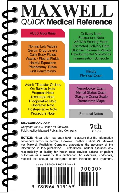 Maxwell's Quick Medical Reference, 7th Edition cover