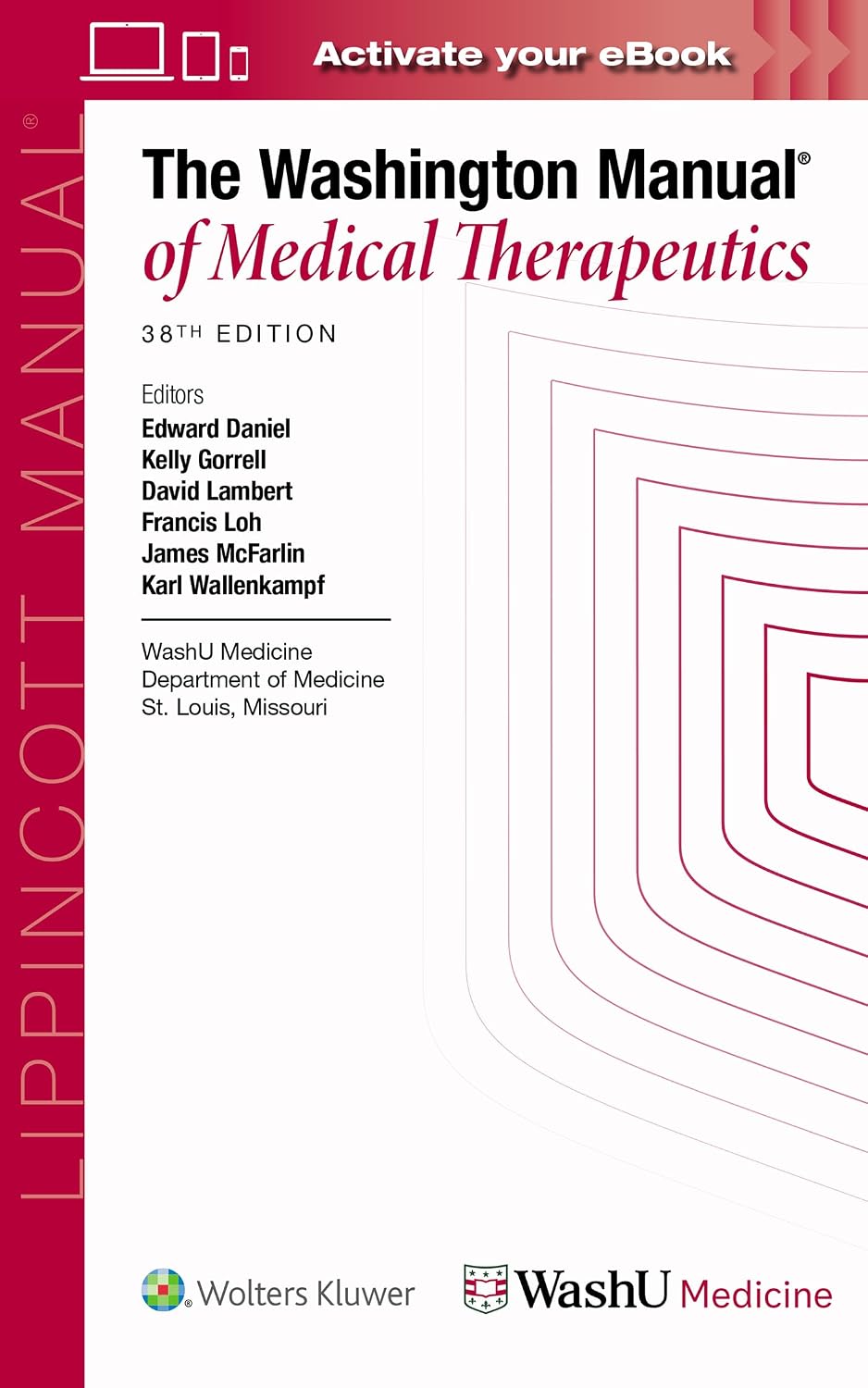 The Washington Manual of Medical Therapeutics cover