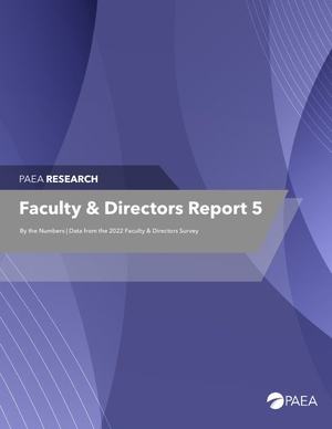 Cover of By the Numbers: Faculty & Directors Report, Faculty & Directors Report 5