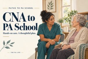 CNA to PA School Paths to PA School | The Physician Assistant Life Cna to pa school nursing assistant listening to an older adult illustrating hands on care and thoughtful planning