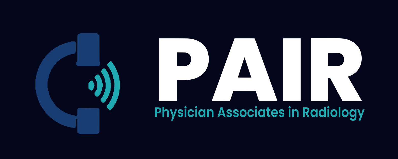 PAIR Physician Associates in Radiology logo | The Physician Assistant Life Pair physician associates in radiology logo